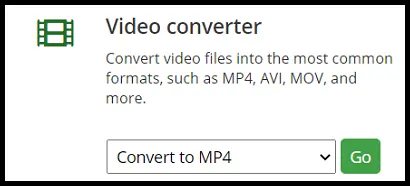 Video Coverter by OnlineConvert